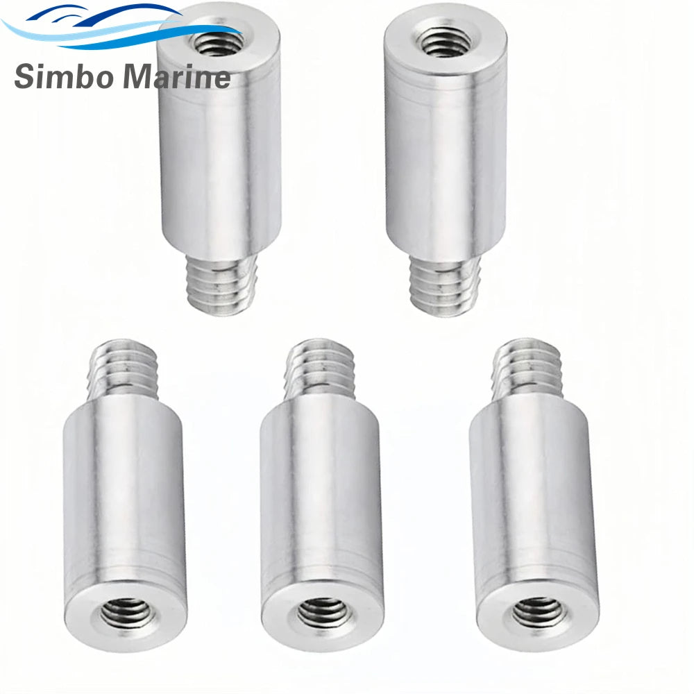 10Pcs Boat Anodes Zinc Pencil Rod Fits for Volvo Penta Marine Engine 3838499 800476 804107 838929 858501 18-6001