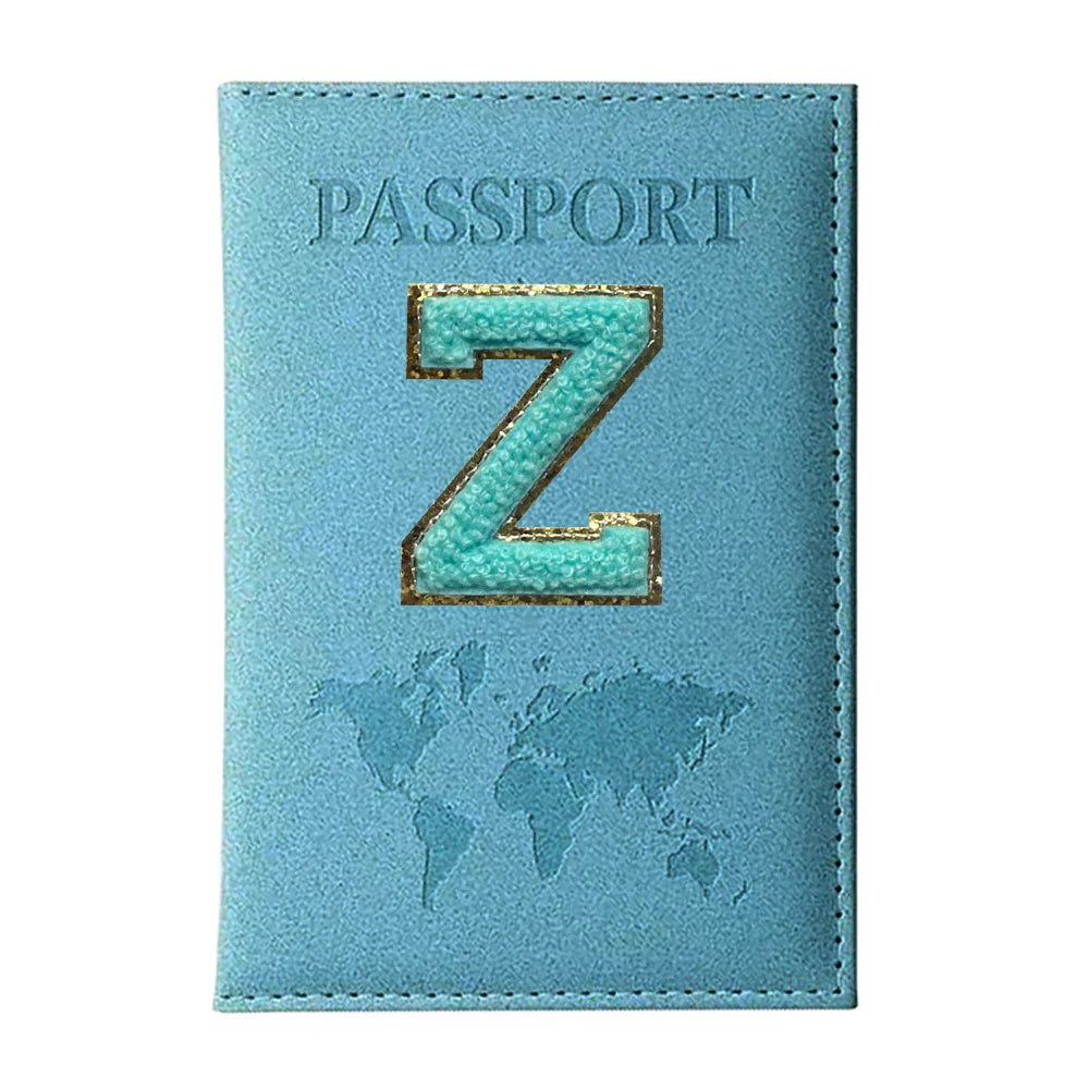 Passports Case Passport Covers Unisex Travelneedments Grren Letter Series Passport Holder Travel Passport Protective Cover