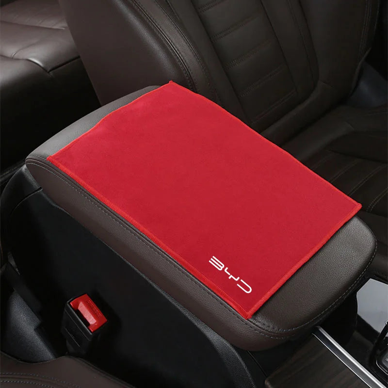 Suede Fleece Microfiber Towel Car Logo Cleaning Rag Cloth For BYD Dolphin Seagull Seal Song Pro Yuan Up EV QIn Han Plus Tang Max