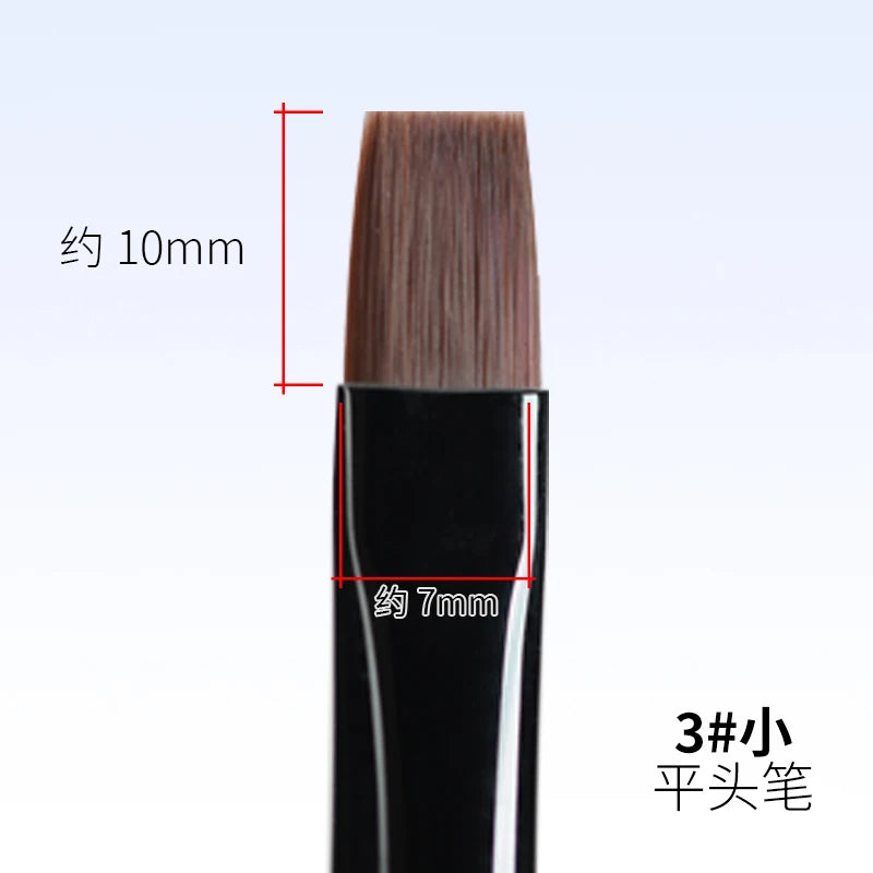 RAYSTUDIO Modeling Brushes Series Fine-point / Liner / Flat / Dry Brush Functional Tool for Model Panel Wash Building Hobby Tool