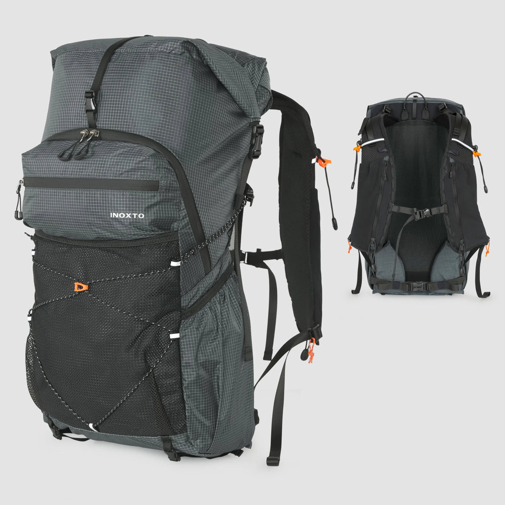 Hiking Backpack for Men and Women, 30L Waterproof Camping Backpack with Rain Cover, Lightweight Outdoor Sport Travel Daypack Ruc
