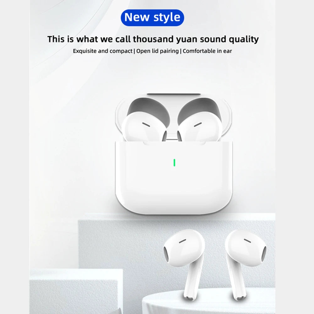 UEESFIT NEW Air Pro 6 Wireless Bluetooth Earphones Headphones HiFi Sound Low Latency Noise Reduction Earbuds for IPhone Android