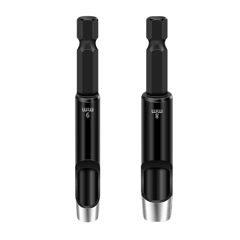 Hexagonal Shank Electric Punch Set for Leather For PVC Rubber and Heavy Duty Cardboard Applications 2mm to 25mm Diameter
