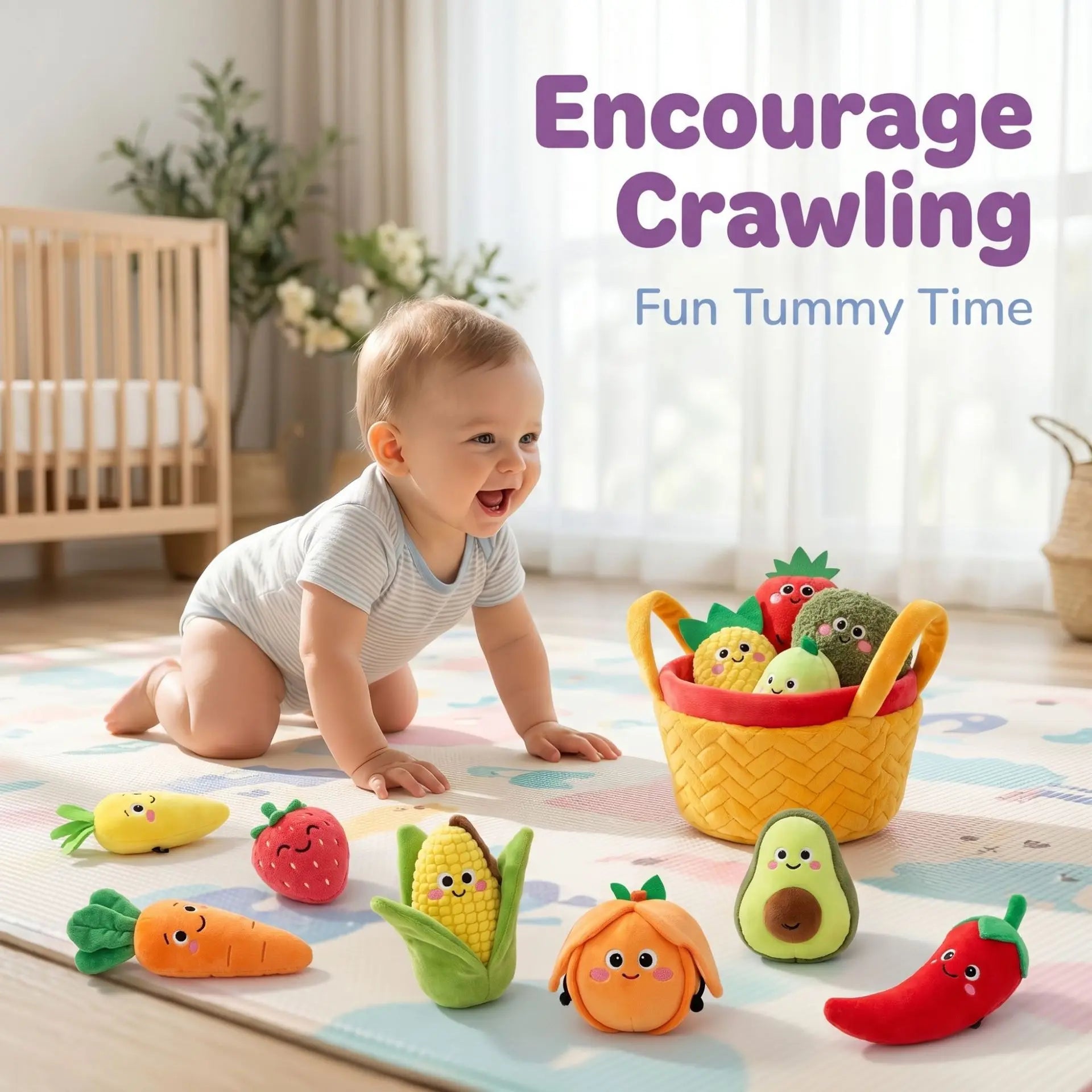 Portable Soft Plush Barn Farm Animals Baby Toys with Sound Montessori Toys Early Education Sensory Toy Boy Girl Birthday Gifts
