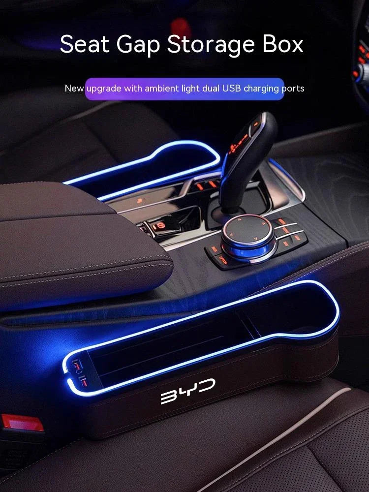 Car Sewable Chair Storage Box For BYD Atto 3  YUAN PLUS Decoration Act Seal Tang F3 E6 Yuan Song Plus EV F0 Qin Han Dolphin S6
