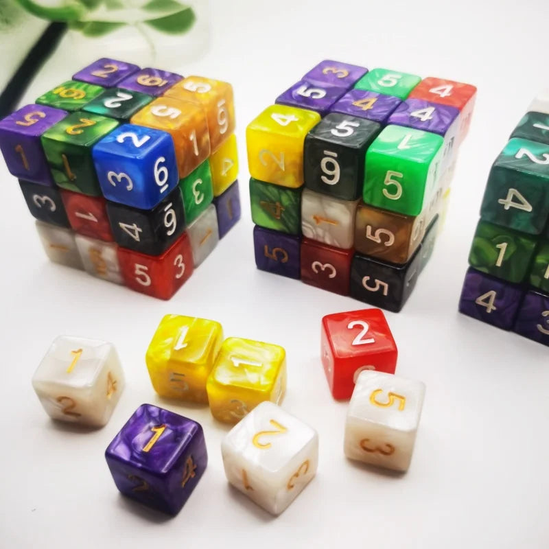 D6 DND  Dice Role 6 Faces Dice Games Set for Dungeons and Dragons RPG MTG Role Playing Table Games