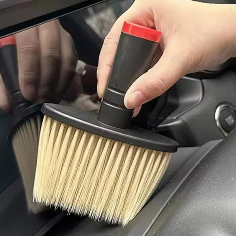 1/2PCS Internal Cleaning Tools for Cars Long Handled Cleaning Brushes Fine Bristles Dust Removal Cleaning of Car Air Outlets