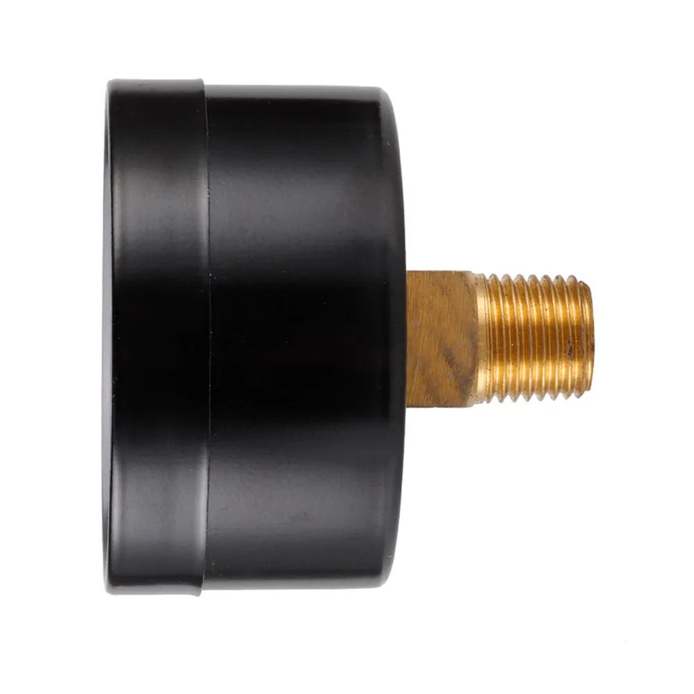 50mm Face Vacuum Manometer Metal 0~-30nhg 0~-1Bar Mini Dual Scale Dial Gauge Pressure Gauge for Air Water Fuel Liquids