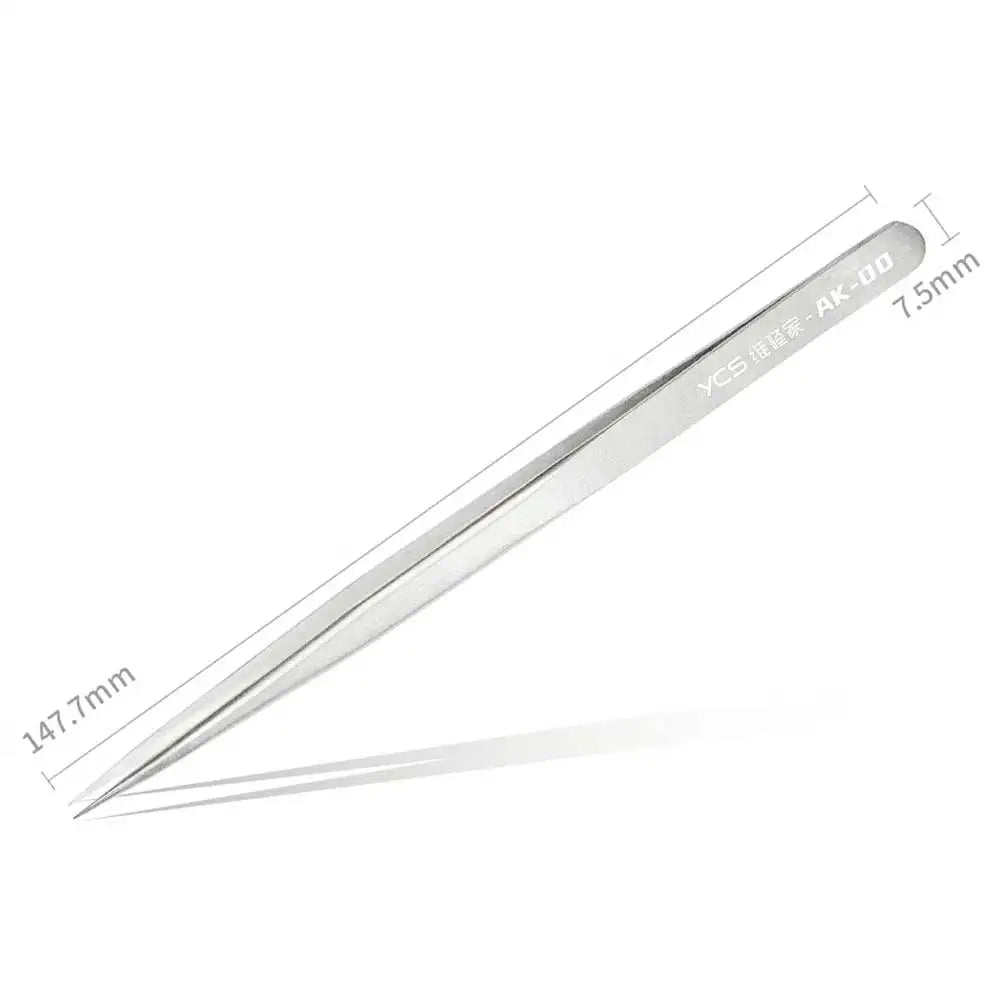 YCS Precision Tweezers Stainless Steel Tweezers Mechanic Industry Tool for Mobile Phones Electronics Repair Soldering Hand Tools
