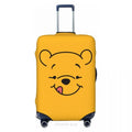Travel Suitcase Cover Bear Pattern Elastic Material Fits 18-32 Inch Luggage Durable Anti-Scratch Dustproof Washable Protector