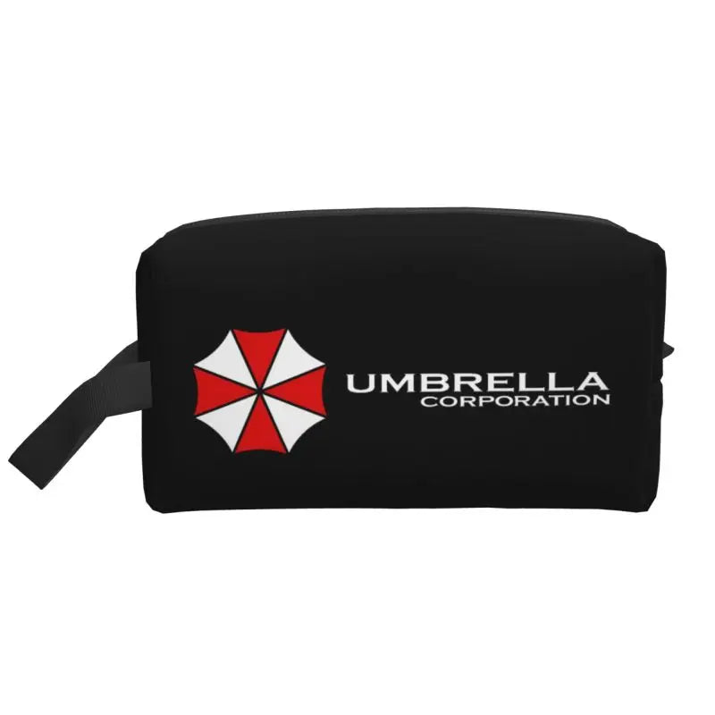 Umbrella Corporation Travel Storage Bags Portable Toiletry Bag Reusable Waterproof Makeup Cosmetic Bag Pouch for Women Men