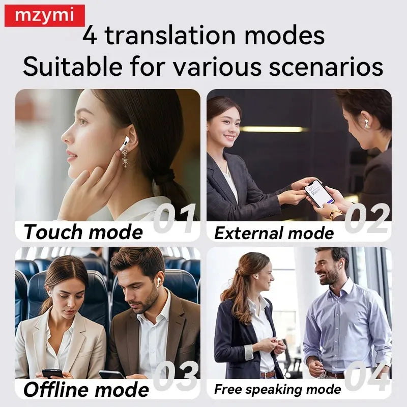 AP05 True Wireless Earphone Buds5 HIFI Stereo Sound Bluetooth5.3 Headphone Sport Earbud With Mic For XIAOMI With Translation APP