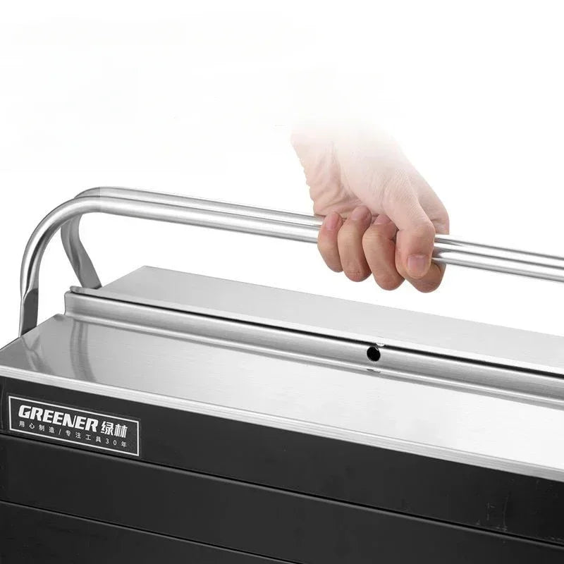 Car Mechanic Tools Organizer Box Electrician Storage Parts Tool Boxes Drawers Multifunctional Case Accessories Metal Briefcase
