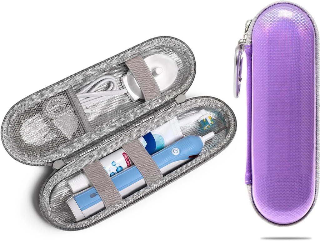 EVA Electric Toothbrush Case Waterproof Shockproof Moisture Resistant Large Size Fits Most Sonicare Electric Toothbrush