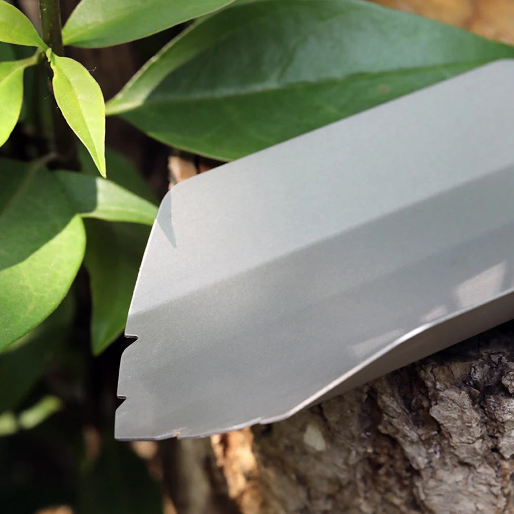 Titanium Garden Hand Shovel Hand Tool Shovel Outdoor Camping Hiking Backpacking Trowel with Clip Garden Hand Shovel