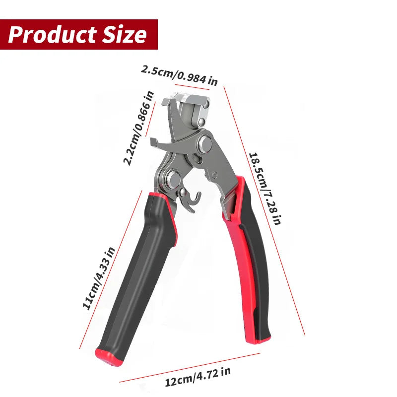 Stainless Steel Automotive Snap Pliers Car Clip Remover Tool for Mechanics DIY Garage Workshop Fastener Remover