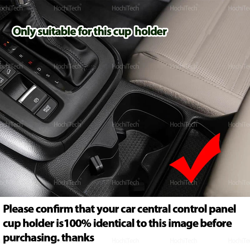 Anti-Slip Storage Box Water Cup Holder Anti Dirt Shock Absorbing Car Interior Accessories for Honda CRV RS 2023 2024 2025-2027