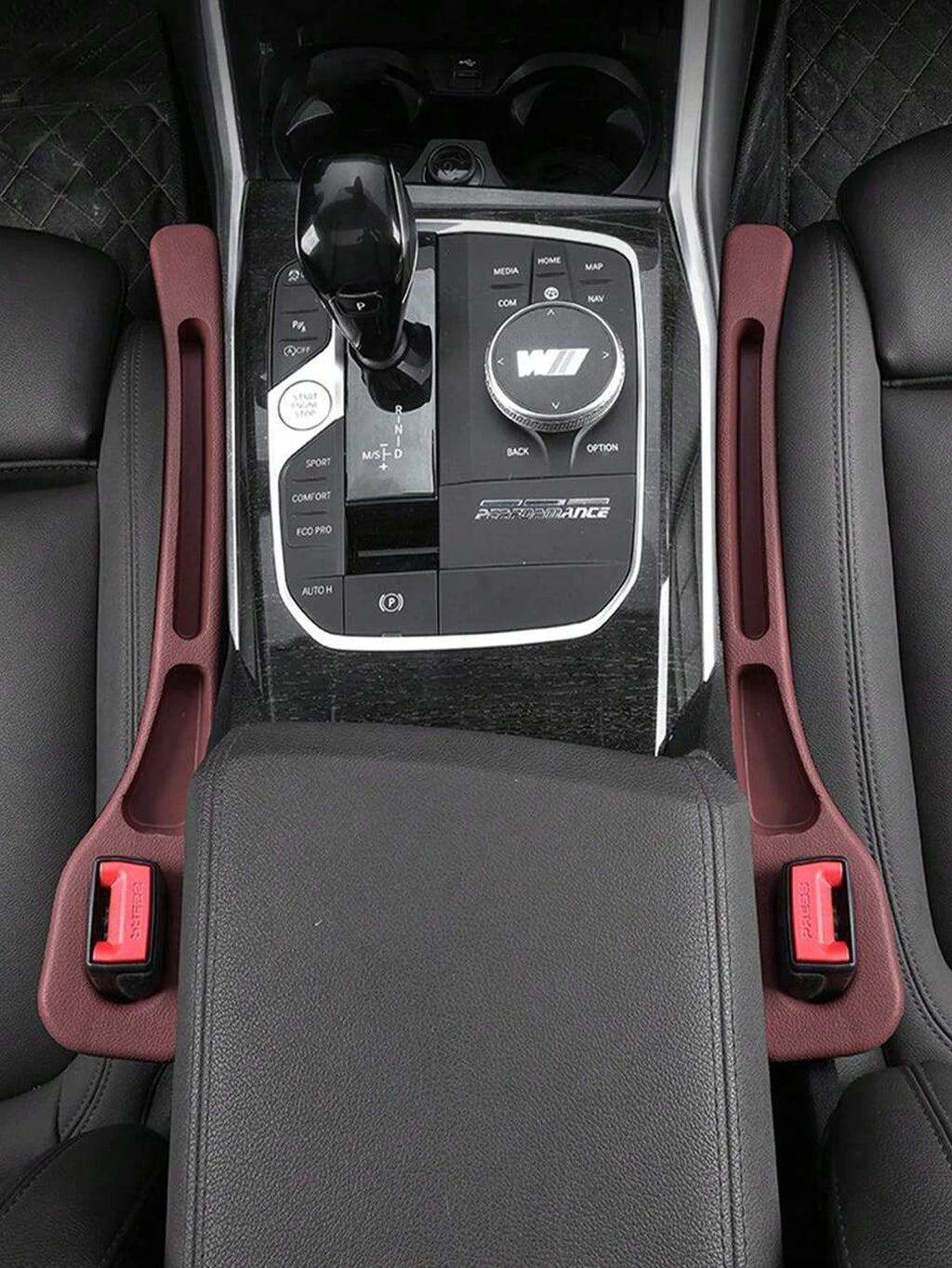 2pcs Car Seat Gap Filler, Dual Slot Design, Car Interior Accessories, Phone & Key Storage Box, Car Slot Pad, Seat Gap Fillers