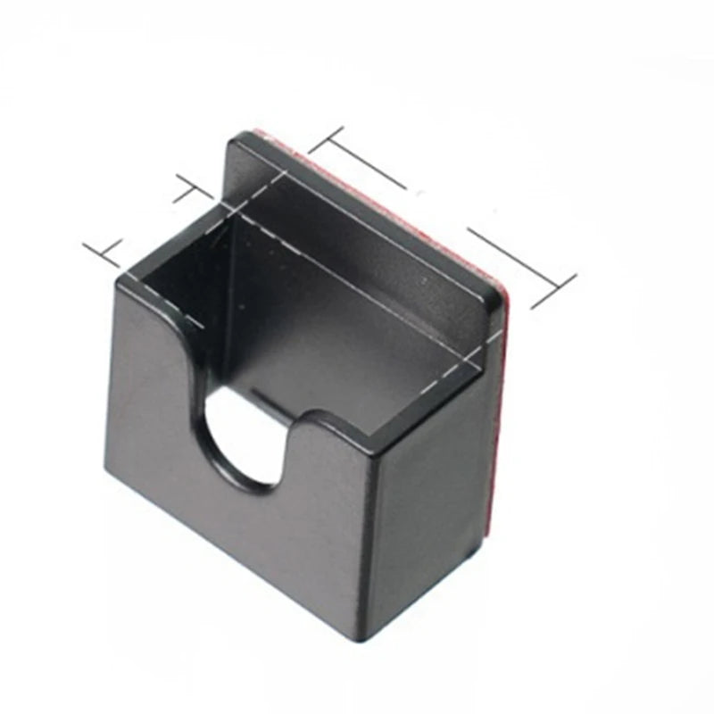 Reliable Car Mount Adhesive Back Rack Convenient Access Walkies Talkies Hold ABS for Driver & Enhances Communication
