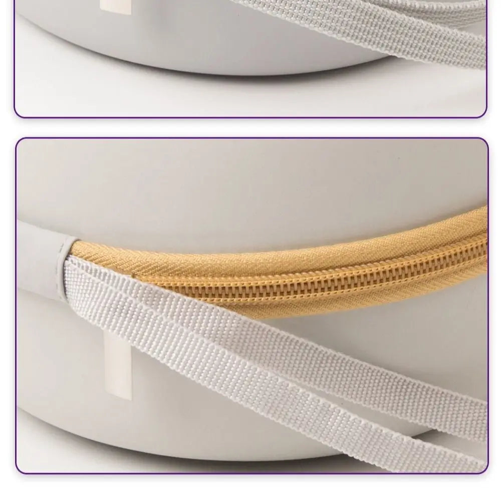 2024 EVA U Type Neck Pillow Case Round Hard Storage Bag Camping Porable Carry Pouch Travel