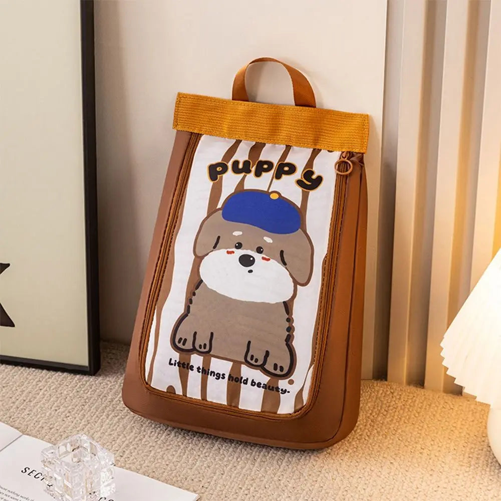 Convenient Double Layer Shoe Bag Cartoon Animal Handheld Shoe Storage Bag Thickened Separate Travel Shoe Bag Storage Solution