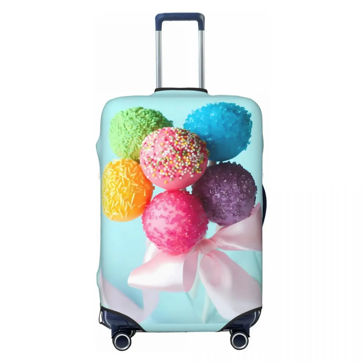 Water Lilies Oil Painting Suitcase Cover Holiday Monet Nature Elastic Luggage Accesories Business Protector