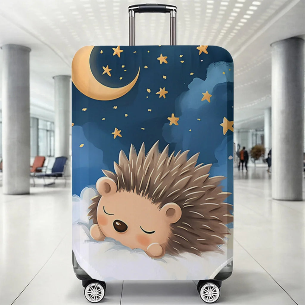 Animal pattern luggage protection cover, set suitable for 18-32 inch luggage cover, suitcase handle cover, travel accessories