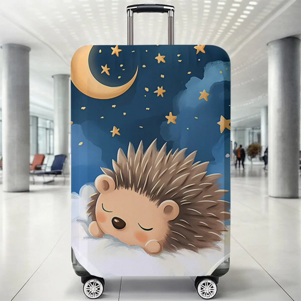 Animal pattern luggage protection cover, set suitable for 18-32 inch luggage cover, suitcase handle cover, travel accessories