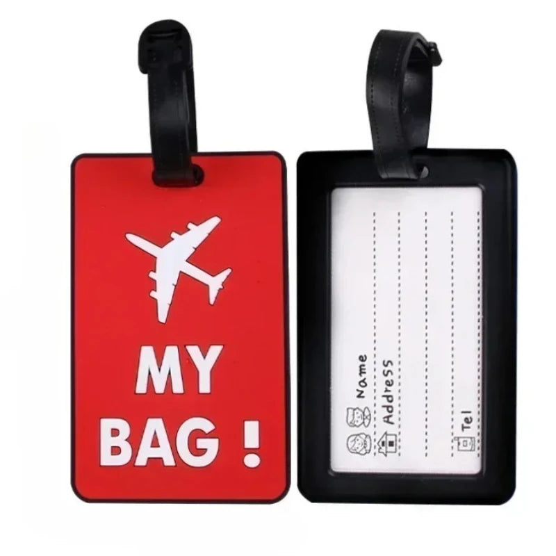 New Travel Luggage Tag ID Address Holder Suitcase Name Labels Boarding Pass Travel Accessories