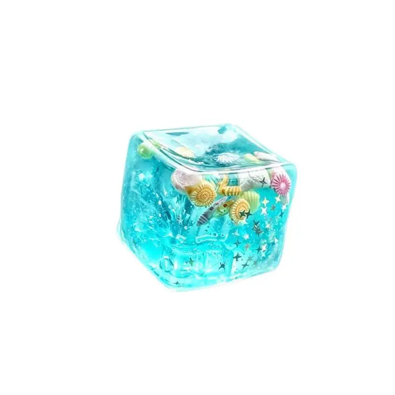 Kawaii Ocean Theme Slow Rebound Toy  Shaped Stress Relief Squeeze Toy Creative Kids And Adults Squeeze Relax Gifts
