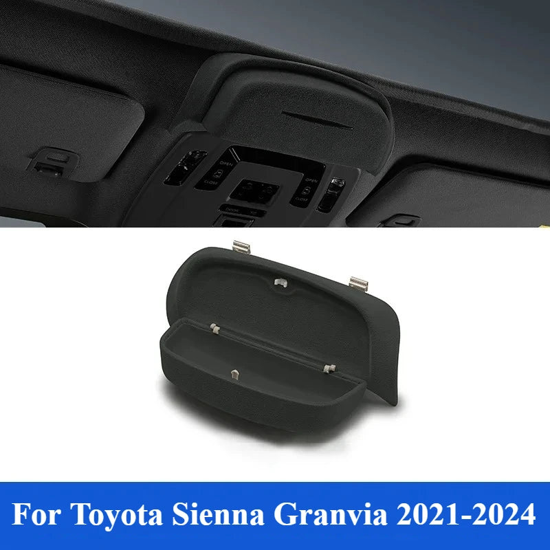 Car Glasses Case For Toyota Sienna Granvia 2021-2024 Modification Parts Roof Storage Special Supplies Car Interior Accessories