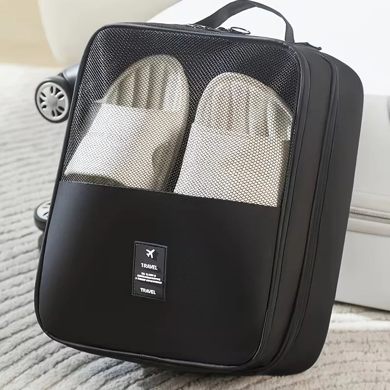 Large-Capacity Shoe Storage Bag — Portable Travel & Business Trip Organizer for Luggage, Dustproof Shoe Case & Cover