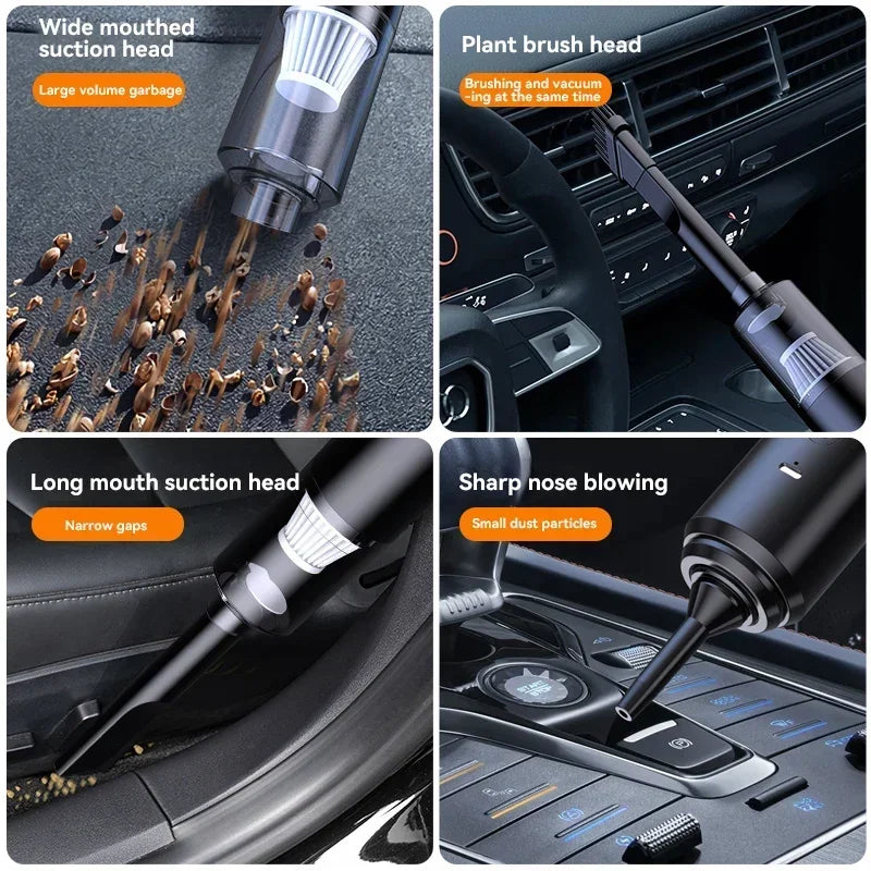 Vacuum Cleaner  Cleaner Cleaning Powerful Suction Handheld Car Vacuum Cleaner Rechargeable for Car and Home Auto Car Vacuum 2026