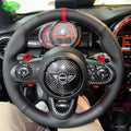 Car Steering Wheel Cover Anti-Slip Leather Braid For Mini (Hatchback/Mini) JCW Clubman JCW Convertible JCW Countryman
