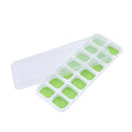 Ice Cube Trays 14 Grids Silicone Ice Cube Molds with Removable Lid Easy-Release For Cocktail Freezer Kitchen Tools