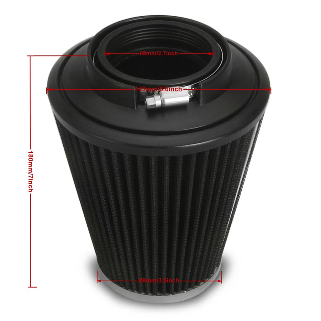 Big Sucker Cone Air Cleaner Filter for Harley Touring FLHX FLHR Electra Glide 2008-2016 Softail Fat Boy Breakout 2016-2017