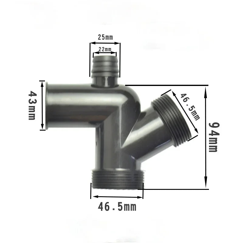 Kitchen Waste Disposer, Three-way Elbow, Single Double Groove, Four-way Elbow, Garbage Crusher Accessories, Sewer Odor Proof Cup
