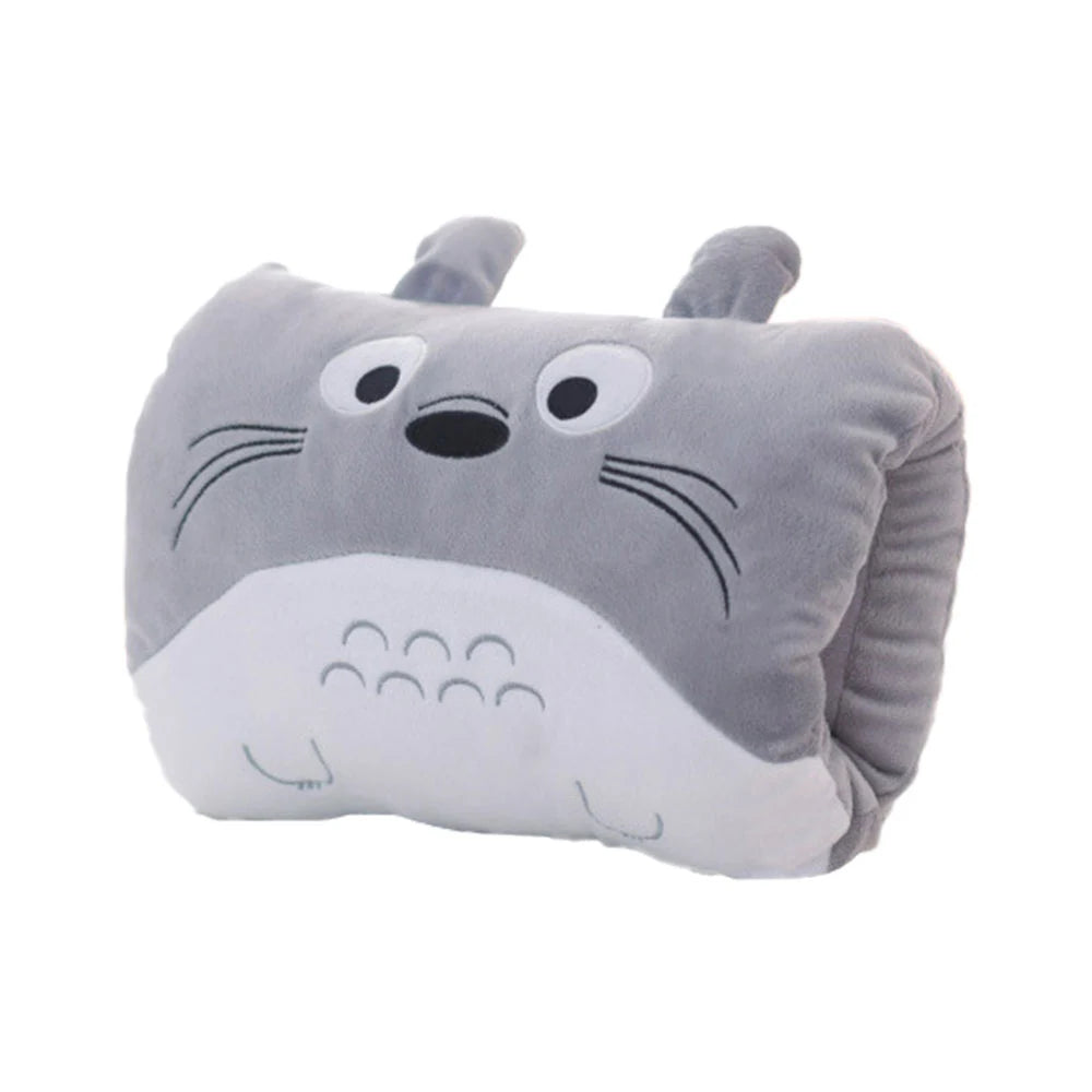 Pink Bear Children's Plush Pillows Hand Warmers Gloves Adults Cartoon Nap Pillows Cushions Creative Hand Warmers Plush Winter