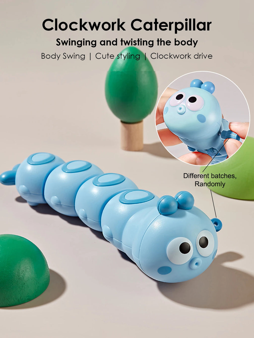1pcs Cute and Fun Chained Caterpillar Toys for kids Crawling toy,Toy Children's gift,early education toys