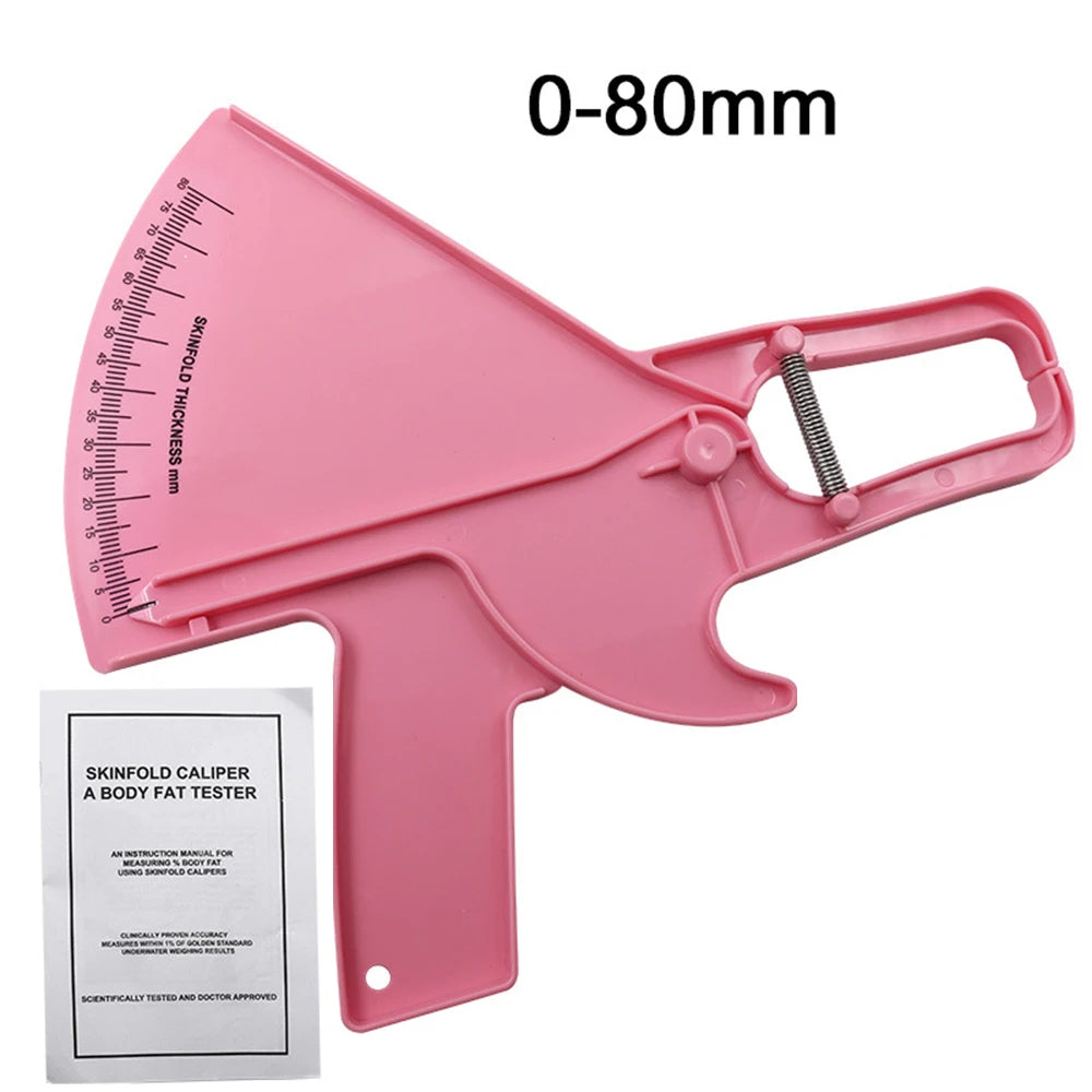 Precision Skinfold Caliper Measuring Body Fat 1.0 Mm Measure up to 80 Mm in Skin Fold Thickness 5 Colors Thickness Gauge Mini To