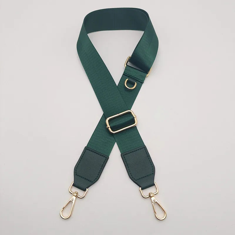 New Solid Color Nylon Bag Accessories D-type Buckle Hanging Small Bag Style Crossbody Strap Adjustable Backpack Shoulder Strap