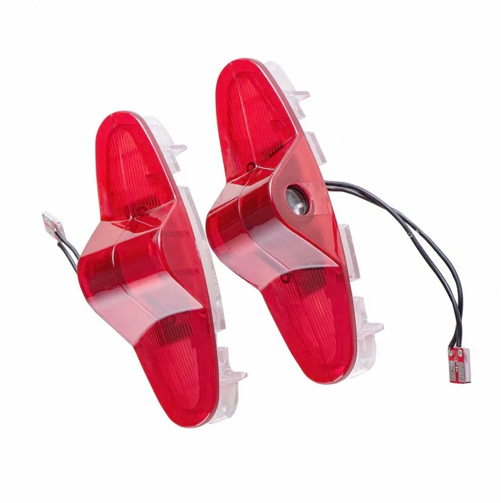 2PCS Renault Universal LED Welcome Door Lights Laser Projector - 99% Cars Fit HD Ghost Shadow 5s Install Puddle lights