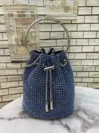 Women's bag bucket bags Women's inlaid diamond bag Fashion dinner women luxury single shoulder designer handbags