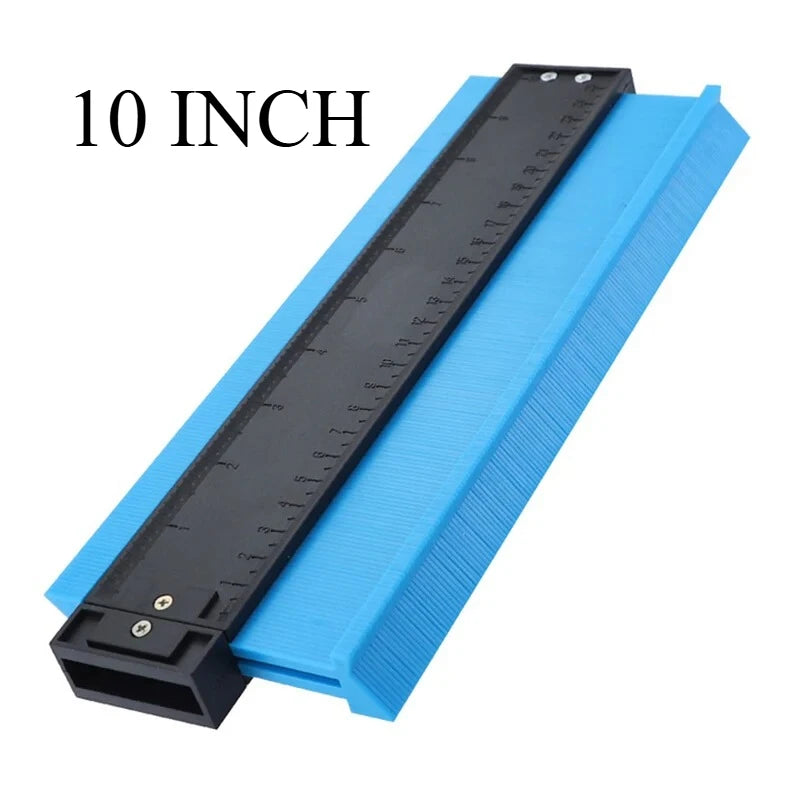 Contour Gauge Duplicator Ceramic Tile Carpet Cutting Template Profile Measuring Angle Ruler Shape Plastic Copy Woodworking Tools