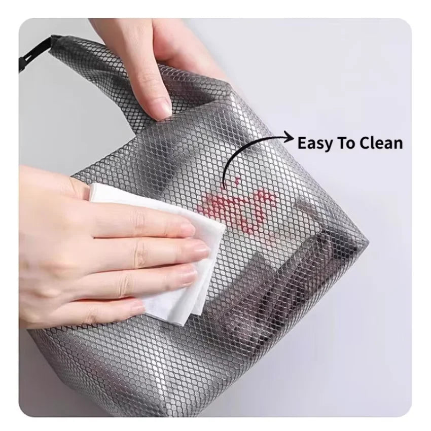 2PCS Handheld Waterproof Storage Bag Portable Sealing Swimming Bag Large Capacity Washing Bag Fitness Clothing Cosmetic Handbag
