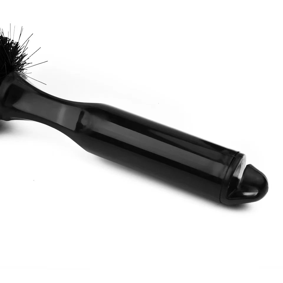 Car Wheel Brush Soft Bristle Tire Steel Ring Detail Cleaning Brush Tyre Alloy Soft Bristle Cleaner Car Washing Supplies Tool