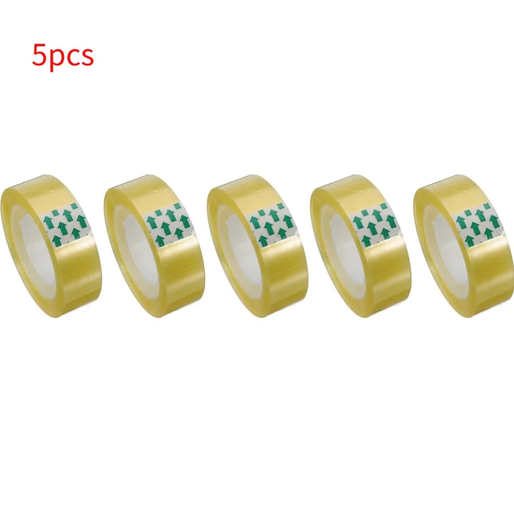 Transparent Tape Office Tape for Home and School Multifuntion High-viscosity Adhesive Tape Refills Wrapping Tape Roll
