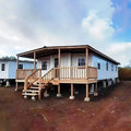 Customized New Design Prefab Container Trailer Integrated House On Wheel Shipping Prefabricated Movable Luxury Home Tiny House