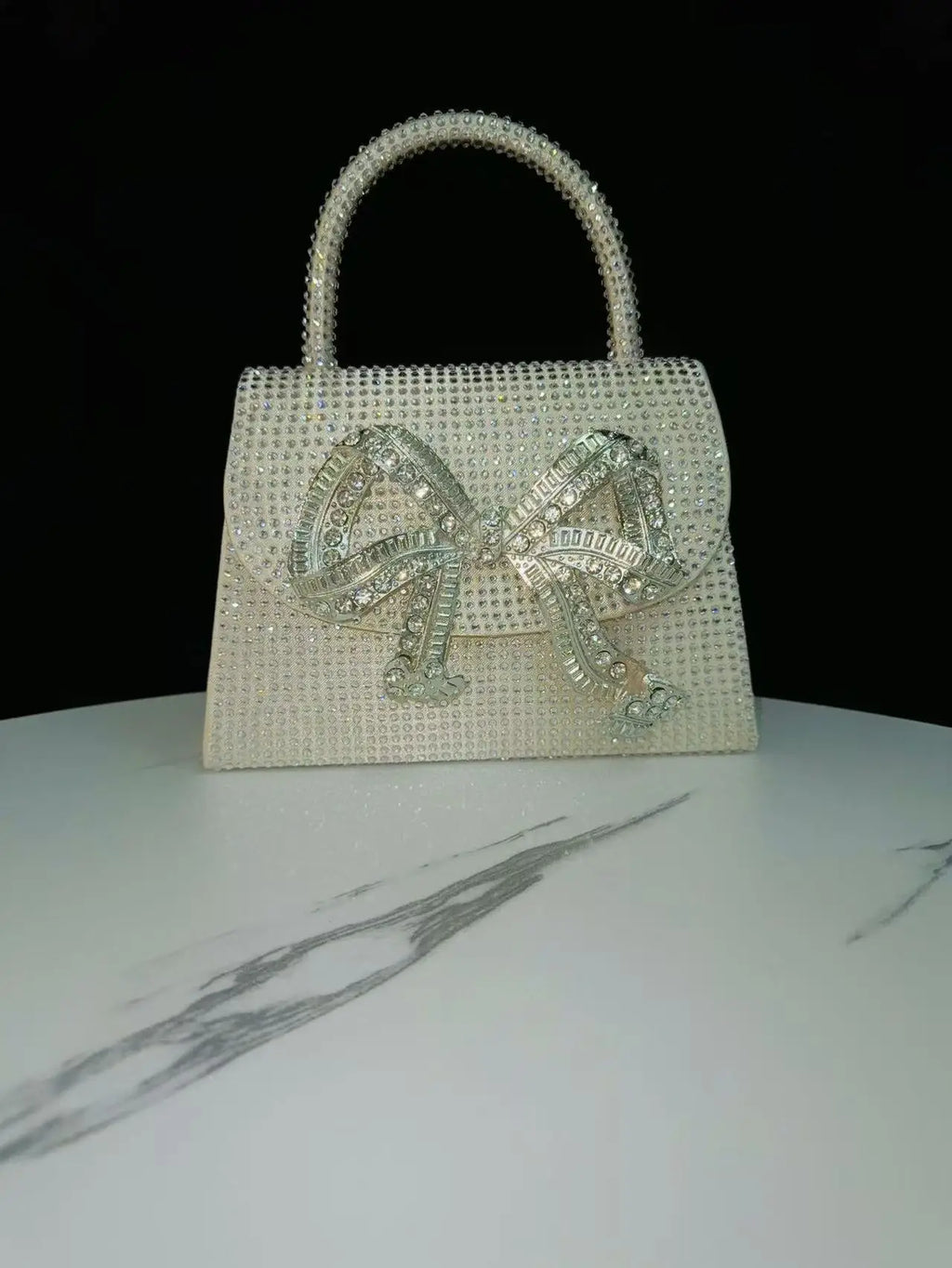 Luxury Fashion Satin Square Bag Glitter Rhinestones Diamond Evening Bag Women's Handbag Wedding Party Clutch Purse Shoulder Bag