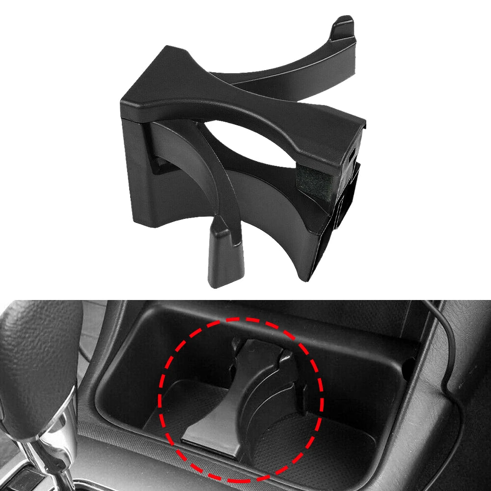 Center Console Cup Holder Insert Divider Black For Toyota Tacoma 2005 2006 2007 2008 2009 Sequoia 2008-2016 Car Accessories